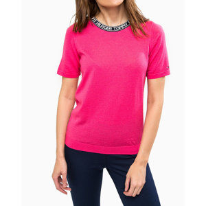Tommy Hilfiger dámské růžové tričko Gayla